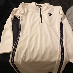 White and black Guess dress
